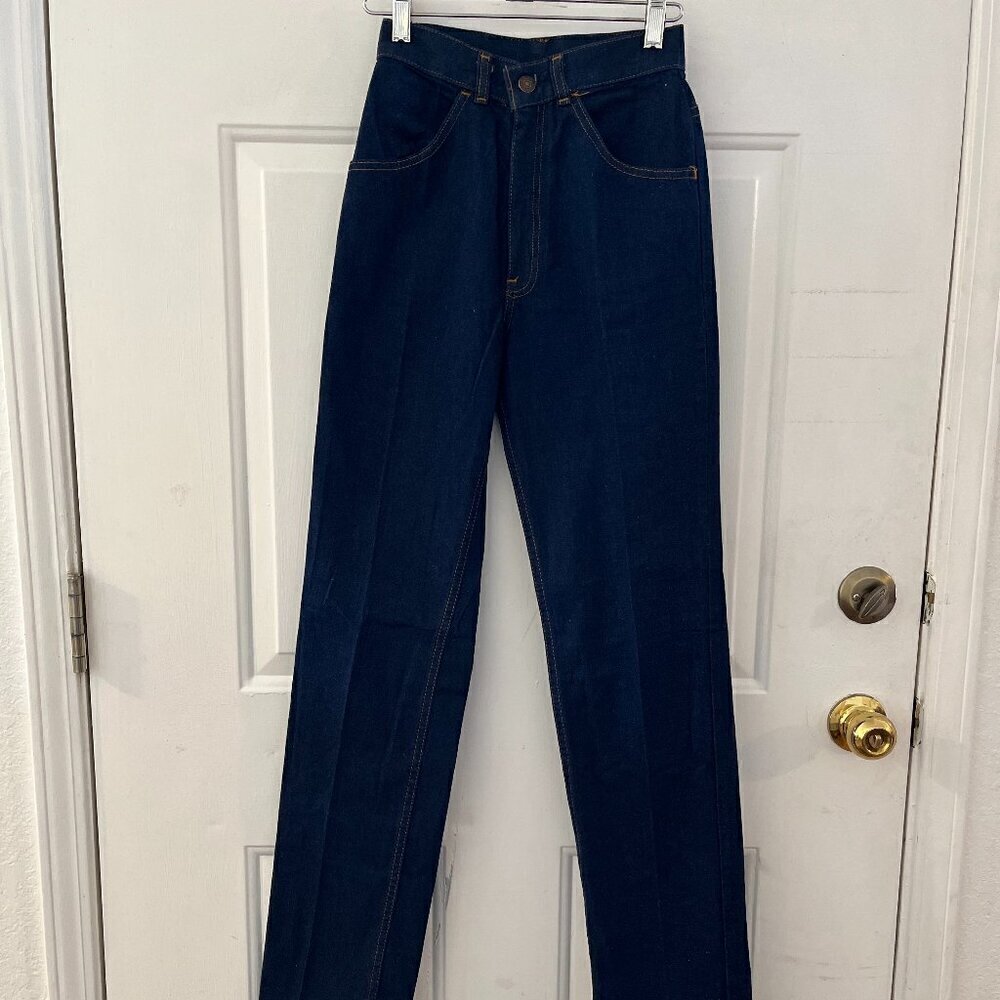 Vintage Levi's Plowboy Farmers Mechanics and Miners Dark Wash Jeans Sz 3 Boys